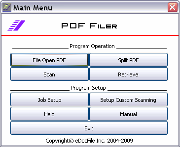 PDF Filer 1.0 screenshot